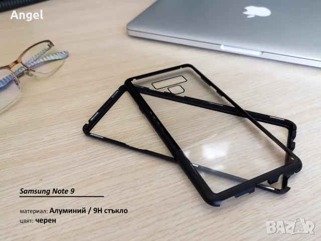 Луксозни магнитни 360 кейсове със стъклен гръб за Samsung Galaxy S8 / S8+ / S9 / S9+ / Note 8 / Note, снимка 2 - Калъфи, кейсове - 50006206