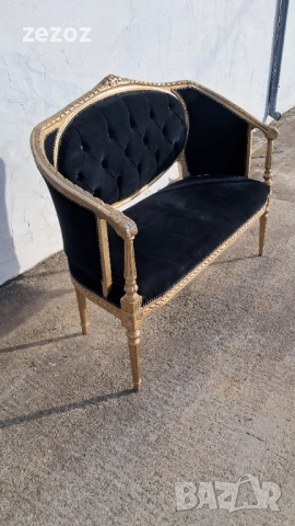 Канапе масив Луи 16, снимка 2 - Дивани и мека мебел - 52825818