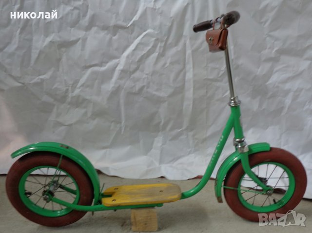 Ретро детски тротинетки с 12 цолови гуми произведени в СССР и DDR, снимка 9 - Велосипеди - 36920780