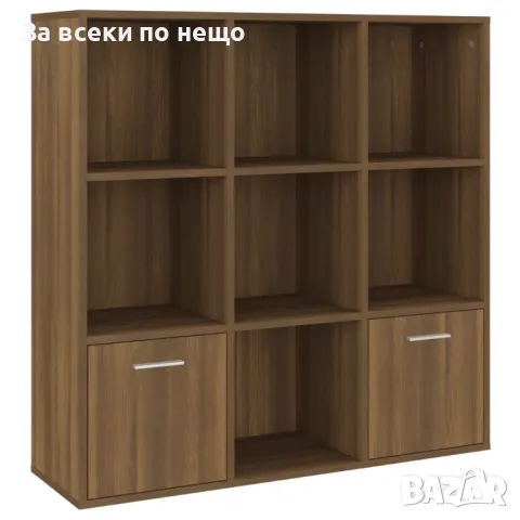 Библиотека, кафяв дъб, 98x30x98 см Код P149
