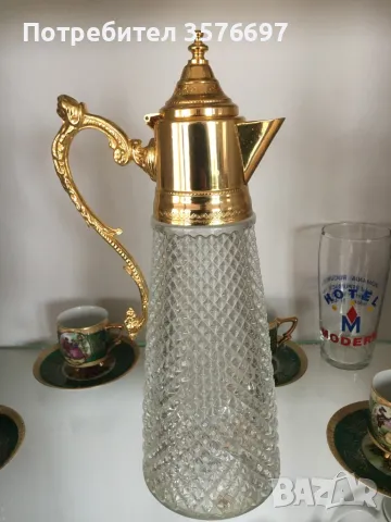 Стара кана, декантер , снимка 2 - Антикварни и старинни предмети - 48016396