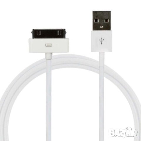 30-пинов USB кабел за зареждане и прехвърляне на данни iPhone 4 4S 3G 3GS iPad 1 2 3 iPod Touch Nano, снимка 5 - USB кабели - 40392770