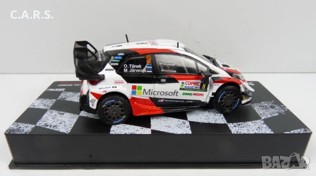 Метална количка Toyota Yaris WRC - Мащаб 1:43, снимка 6 - Колекции - 53381408