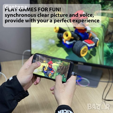 Кабел Lightning to HDMI Adapter Cable - 2 метра​, снимка 4 - Кабели и адаптери - 39481262