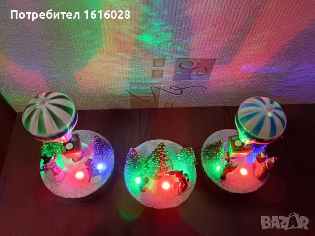 Коледни LED фигури за изграждане на селца и градчета., снимка 4 - Декорация за дома - 51312219