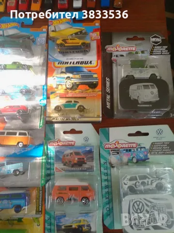114бр. колекция от всякакви стари Volkswagen Retro модели, снимка 2 - Колекции - 56150218