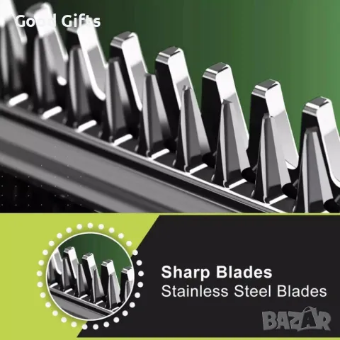 Професионална машинка за подстригване VGR V-295 – LED дисплей, водоустойчива, с USB зареждане, снимка 5 - Машинки за подстригване - 50386010