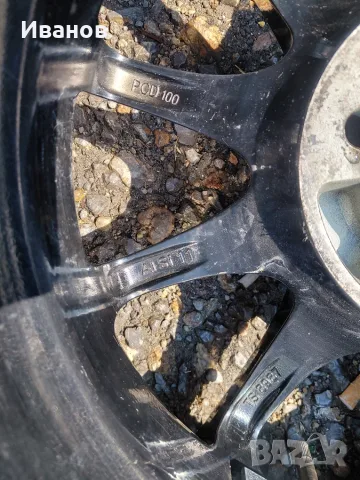  Единична алуминиева джанта 15" 4x100 с лятна гума Continental 185/65 R15, снимка 9 - Гуми и джанти - 55818078