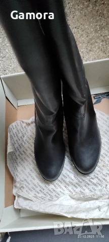 Чисто нови ботуши на висок ток 38 номер , снимка 5 - Дамски ботуши - 52856087