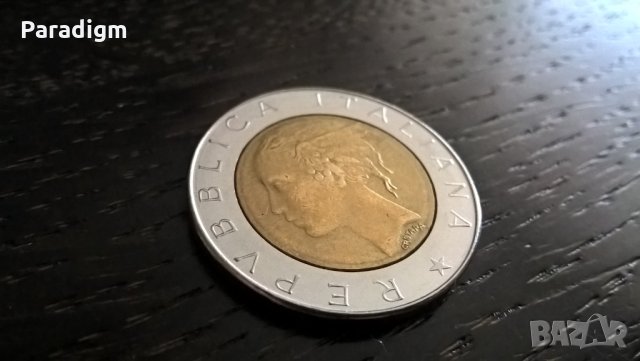 Монета - Италия - 500 лири | 1984г., снимка 2 - Нумизматика и бонистика - 31393018