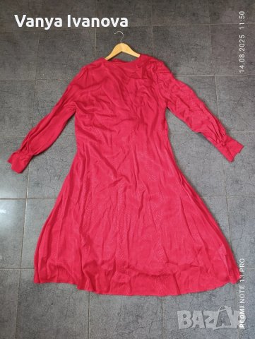 H&M дълга червена рокля за повод ХЛ-нова, снимка 7 - Рокли - 51363588