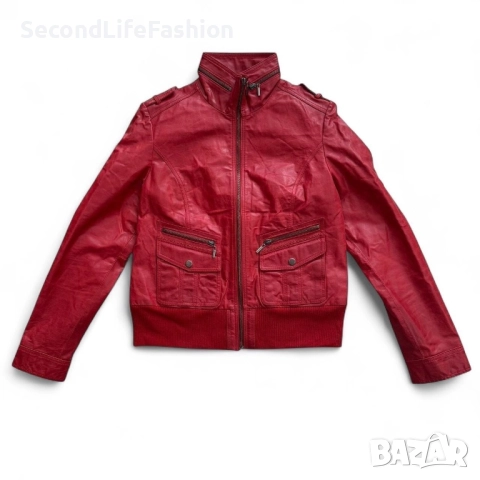 Дамско кожено яке Tom Tailor Vintage размер М