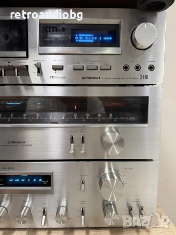 🔈Ретро аудио сет PIONEER синя серия - усилвател, тунер, дек, грамофон + опция тонколони🔈, снимка 4 - Аудиосистеми - 56163968