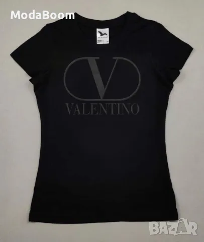 Valentino черна дамска тениска 