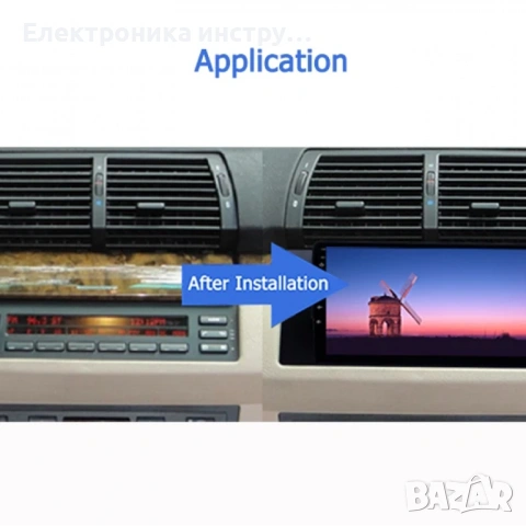 Android мултимедия GPS навигация CarPlay Android Auto + Камера – за BMW X5 E53 1999-2006, снимка 4 - Аксесоари и консумативи - 53892403