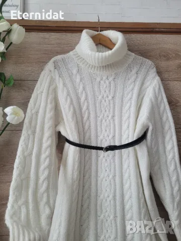 Рокля тип пуловер , снимка 5 - Рокли - 49252807