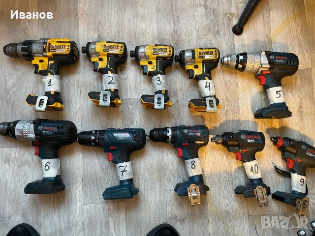 Винтоверти Бош , девалт Bosch Dewalt 18V, снимка 6 - Винтоверти - 38966165