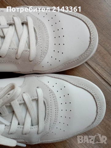 Спортни бели кожени обувки Марко Поло стелка 26,5см , снимка 3 - Кецове - 53925182