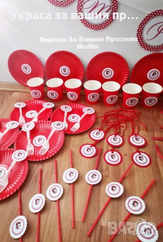 Украса За детски рожден ден на тема Червената шапчица, снимка 4 - Други - 34362441