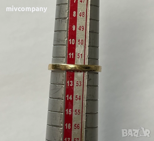 Златен пръстен 1.22гр., снимка 6 - Пръстени - 52848825