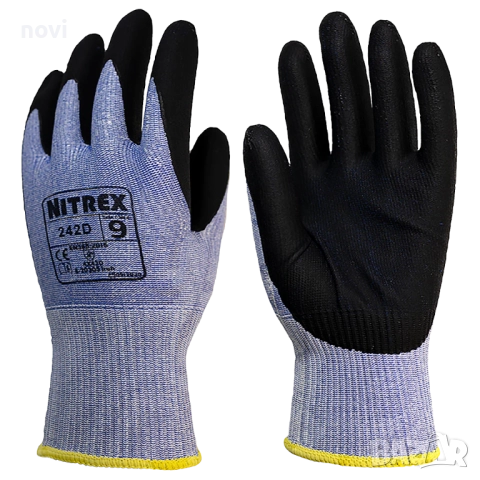 Работни ръкавици Unigloves NITREX 242D (Ниво на срязване D)