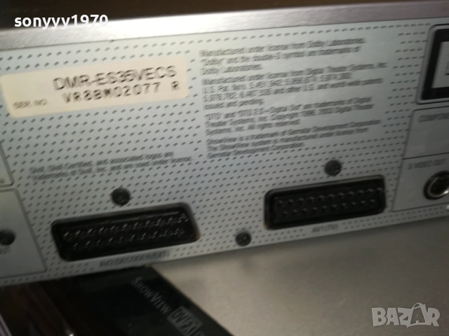 PANASONIC VIDEO//DVD RECORDER-ВНОС SWISS 1909251843, снимка 15 - Плейъри, домашно кино, прожектори - 51771736