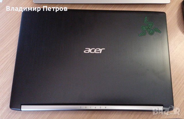 Notebook (Лаптоп) Acer 4 ядра i5-7300HQ, 3100 MHz, 32GB RAM, снимка 7 - Лаптопи за игри - 44216399