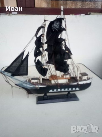 Дървен кораб, снимка 1 - Антикварни и старинни предмети - 34956421