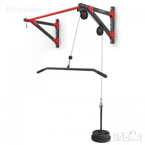 Лост за монтаж на стена с монтиран горен скрипец, снимка 3 - Фитнес уреди - 37562234