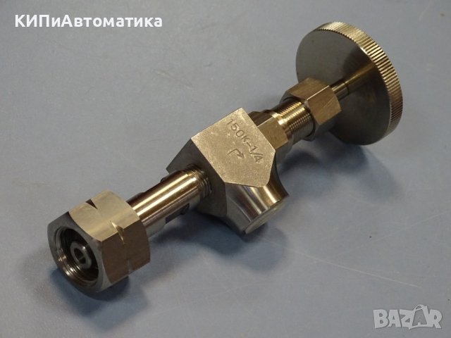 кран г-образен FUJIKIN 150K 316 diaphragm valve actuator 1/4, снимка 10 - Резервни части за машини - 37203792