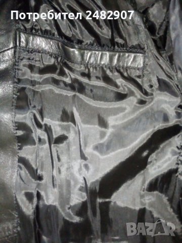 Черно яке - естествена кожа, снимка 6 - Якета - 40785406