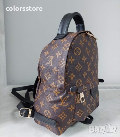 Кафява раница  Louis Vuitton код AF148, снимка 3 - Раници - 38831133