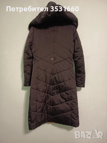 Дамско дълго яке- тип шуба, снимка 3 - Якета - 52310271