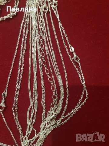 Синджир с кристална висулка сърце, снимка 7 - Колиета, медальони, синджири - 35380310