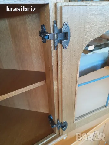 Масивна Малка Ъглова Витрина-внос от Германия!, снимка 3 - Секции и витрини - 47353544