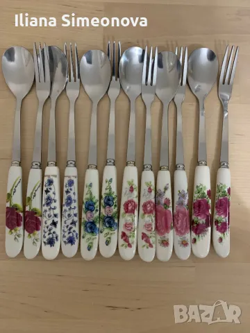 Прибори , снимка 15 - Прибори за хранене, готвене и сервиране - 49165651