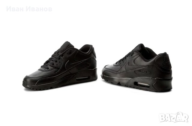 Оригинални МАРАТОНКИ NIKE AIR MAX 90 LEATHER   номер 38,5-39, снимка 4 - Маратонки - 40715078