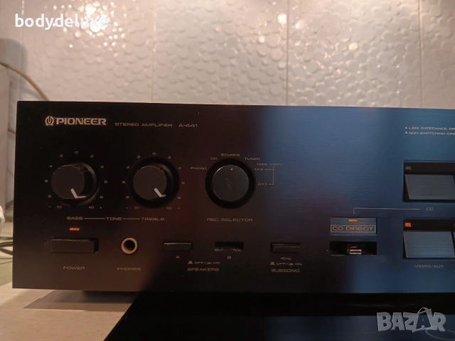 PIONEER A-441 усилвател, снимка 4 - Ресийвъри, усилватели, смесителни пултове - 21687073