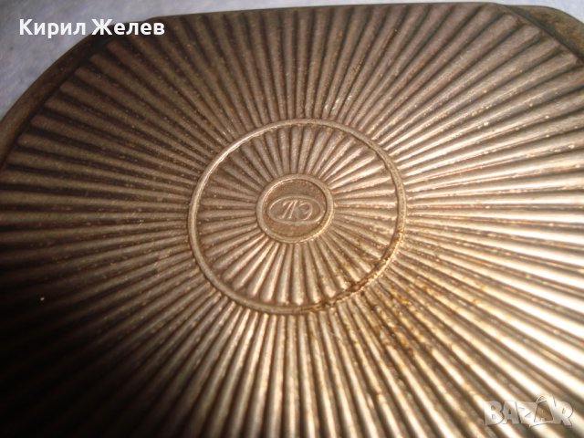 СТАРА РУСКА ПОСРЕБРЕНА РЕТРО - ВИНТИДЖ МАРКОВА ПУДРИЕРА Тип МИДА 32225, снимка 3 - Антикварни и старинни предмети - 38258904