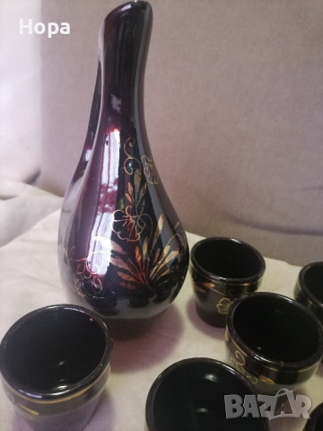 Винтидж сервиз за алкохол, снимка 4 - Антикварни и старинни предмети - 44614726
