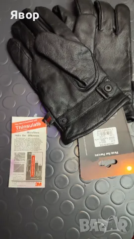 Кожени ръкавици с 3М изолация оригинални , снимка 3 - Спортни дрехи, екипи - 48512870