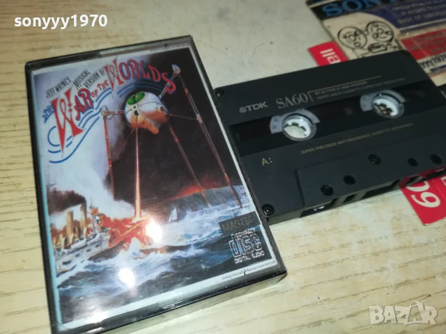 THE WAR OF THE WORLDS-TDK TAPE 1906251739, снимка 4 - Аудио касети - 50727896