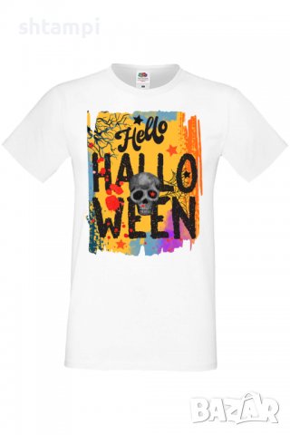 Мъжка тениска Halloween 09,Halloween,Хелоуин,Празник,Забавление,Изненада,Обичаи,, снимка 3 - Тениски - 38134932