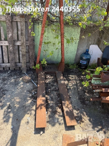 Палетна вилица за кран или мотокар , снимка 8 - Индустриална техника - 52225185