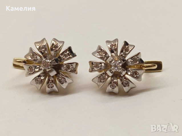 Руско злато , снимка 2 - Обеци - 54004799