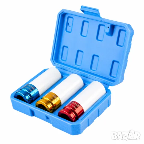 Комплект 3 ударни вложки 17 19 и 21 mm