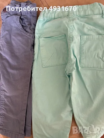 Риза H&M 80 и 2 панталона, снимка 5 - Детски ризи - 56081851
