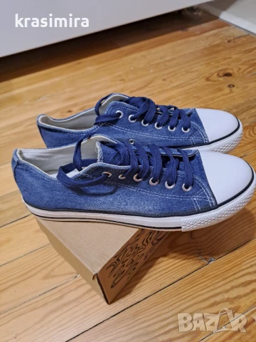 Дънкови кецове-номер 40, снимка 9 - Кецове - 51183371