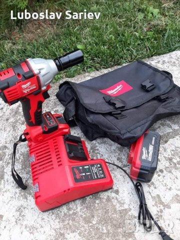 Акумулаторен безчетков гайковерт Milwawkee 18V и 24V, снимка 2 - Други инструменти - 33720775