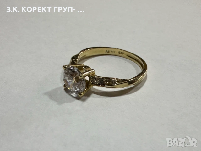 Златен пръстен 14к, 2,52гр